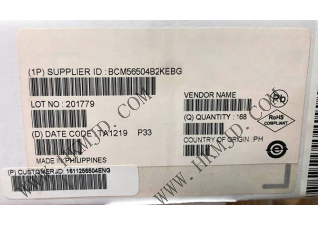 以太網(wǎng) IC BCM56504B2KEBG 24端口GbE多層交換機，帶4個10GbE/HiGig+?端口