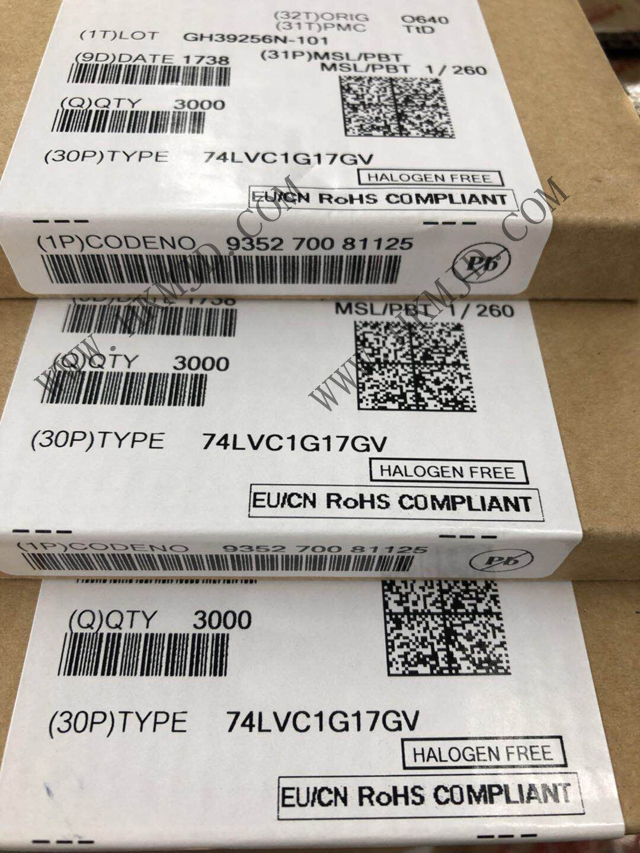 NXP 74LVC1G17GV 邏輯緩沖器，驅動器，接收器，收發(fā)器