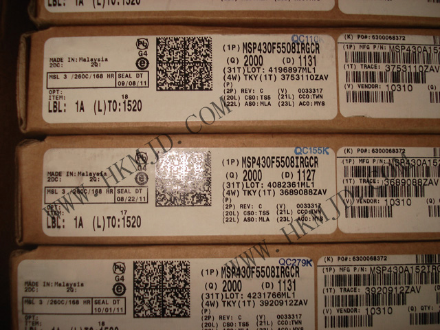 MSP430 MCU MSP430F5508IRGCR 超低功耗16位微控制器，適用于各種應(yīng)用