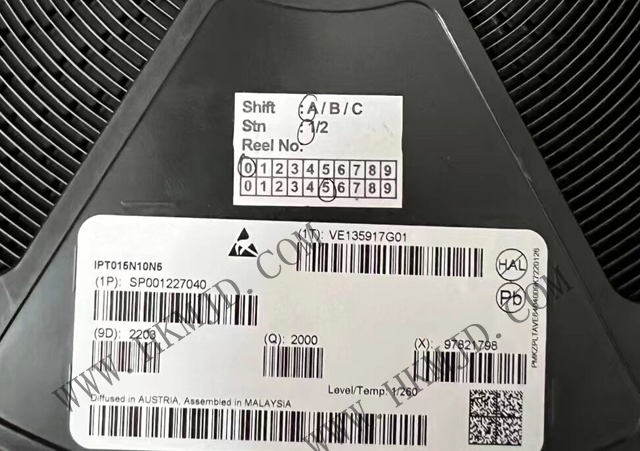 【出售INFINEON】N溝道 MOSFET IPT015N10N5 OptiMOS? 5功率晶體管，100V