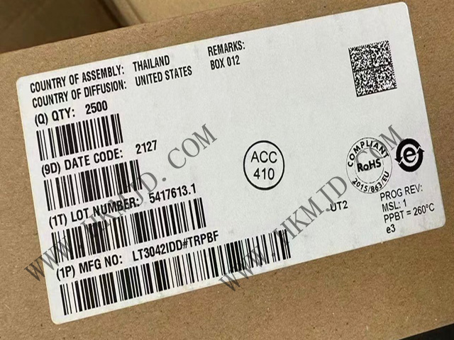 【出售】LT3042IDD (ADI) 20V、200mA、超低噪聲、超高 PSRR RF 線(xiàn)性穩(wěn)壓器