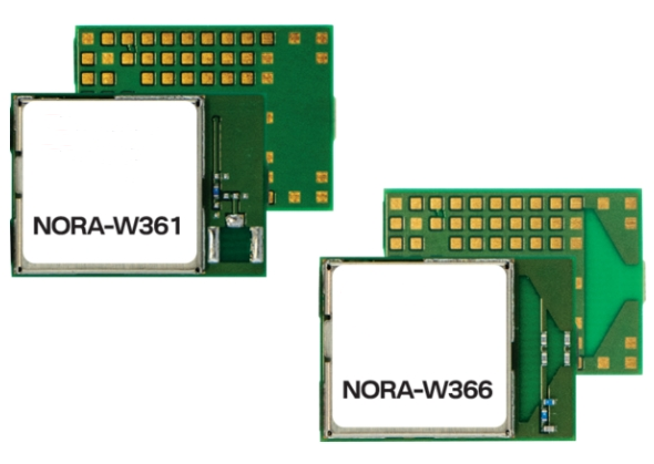u-blox發(fā)布新款雙頻Wi-Fi藍(lán)牙LE模塊：NORA-W361-00B、NORA-W366-00B