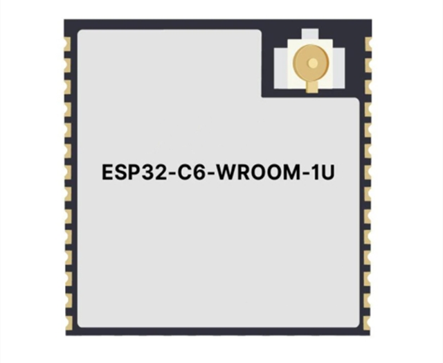 功能強大的ESP32-C6-WROOM-1U-N8 通用型Wi-Fi、IEEE 802.15.4和藍牙LE模塊