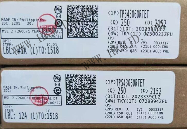 低 Iq、同步升壓控制器 TPS43060RTET IC REG CTRLR BOOST 16WQFN