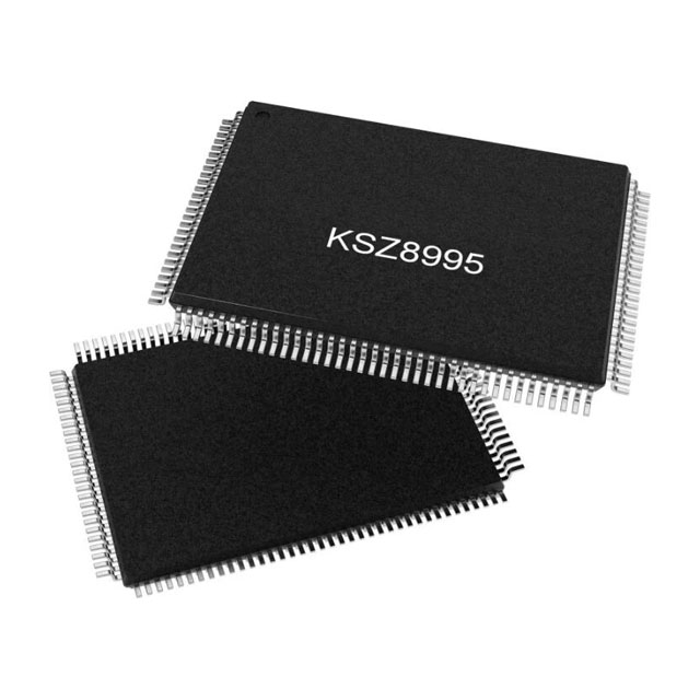 出售【Microchip】KSZ8995XA 集成式 5 端口 10/100 QoS 以太網(wǎng)交換機，支持光纖