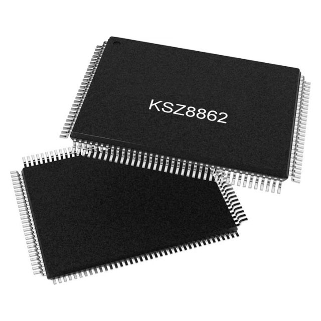 供應(yīng)，回收【Microchip】KSZ8862-32MQL 雙端口以太網(wǎng)交換機(jī)，帶光纖支持