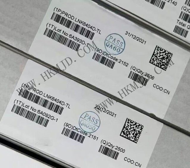 LNK6404D：適用于適配器和充電器的節(jié)能、精確的初級側(cè)調(diào)節(jié)CV/CC切換器