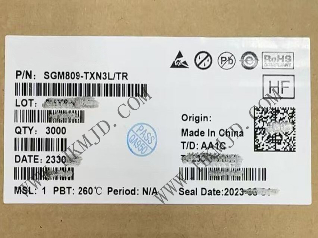 SGM809-TXN3L：低功耗微處理器監(jiān)控電路，3.08V 精準電壓監(jiān)測