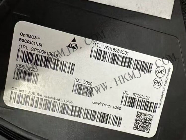 英飛凌N溝道 MOSFET_BSC0901NSI_OptiMOS? 功率 MOSFET，30V