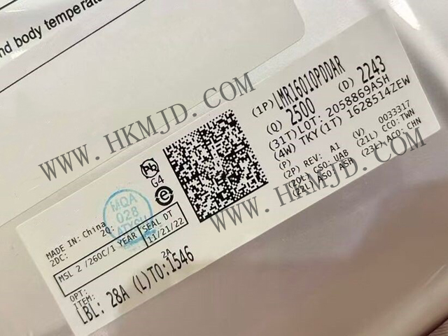 LMR16010PDDAR(TI): SIMPLE SWITCHER? 60V、1A 降壓轉(zhuǎn)換器（IQ 為 40μA）