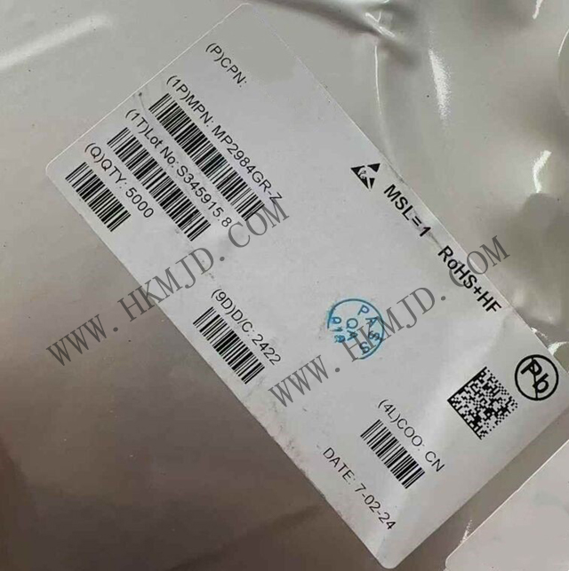 [供應(yīng)] MP2984GR (MPS) 36V，四開關(guān)同步降壓-升壓型控制器
