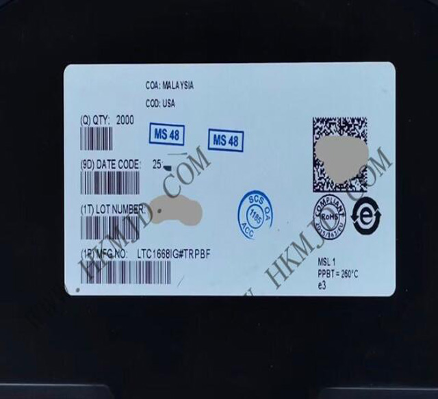[出售] LTC1668IG (ADI) 16位，50Msps 差分電流輸出數(shù)模轉(zhuǎn)換器